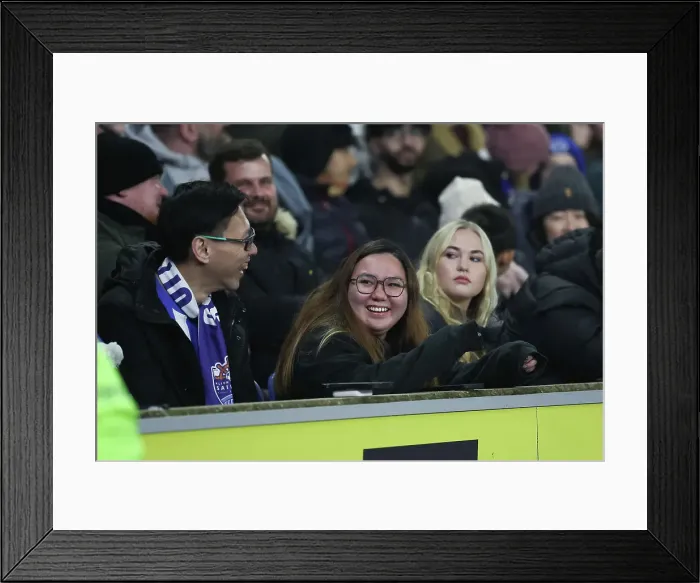Framed Print : Brighton and Hove Albion v Brentford Premier League 27DEC24