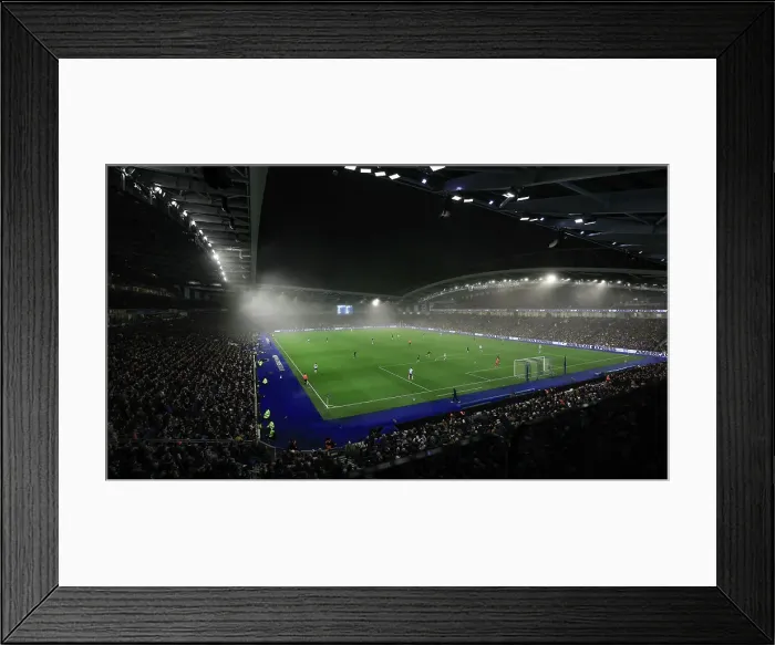 Framed Print : Brighton and Hove Albion v Brentford Premier League 27DEC24
