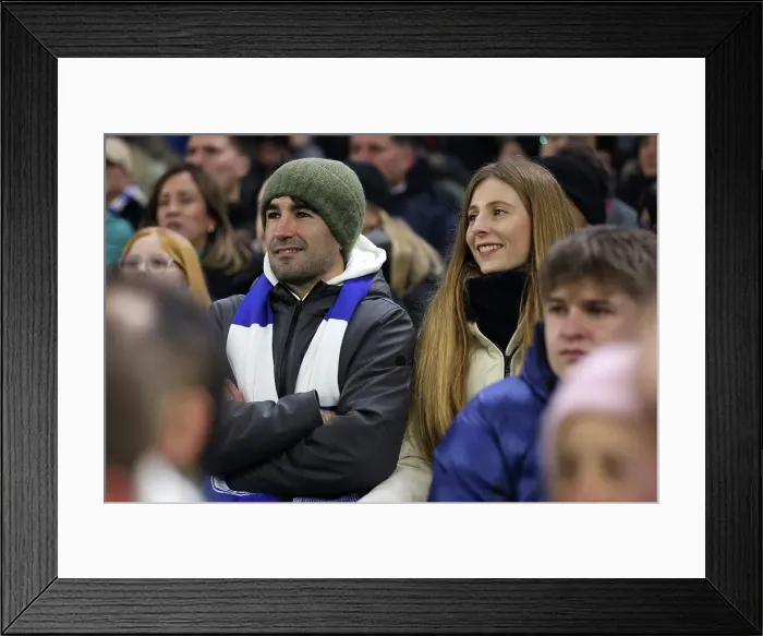 Framed Print : Brighton and Hove Albion v Brentford Premier League 27DEC24