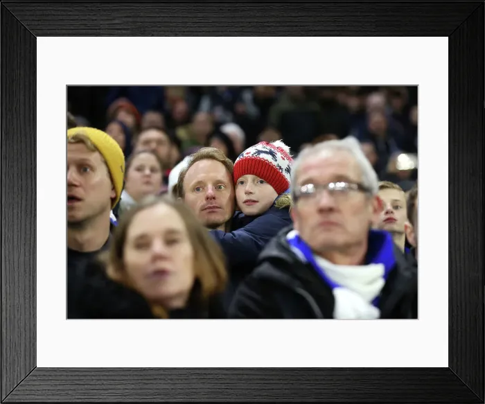 Framed Print : Brighton and Hove Albion v Brentford Premier League 27DEC24