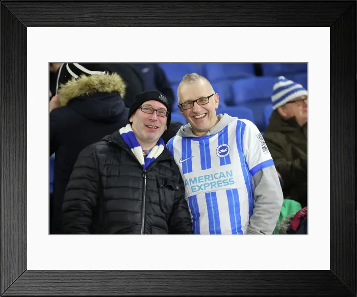 Framed Print : Brighton and Hove Albion v Brentford Premier League 27DEC24