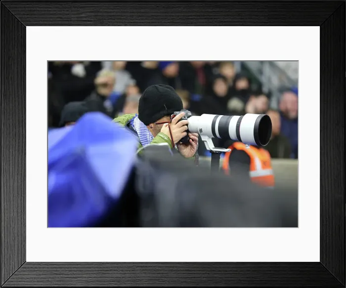 Framed Print : Brighton and Hove Albion v Brentford Premier League 27DEC24