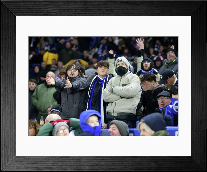 Framed Print : Brighton and Hove Albion v Brentford Premier League 27DEC24 Framed Print : Brighton and Hove Albion v Brentford Premier League 27DEC24