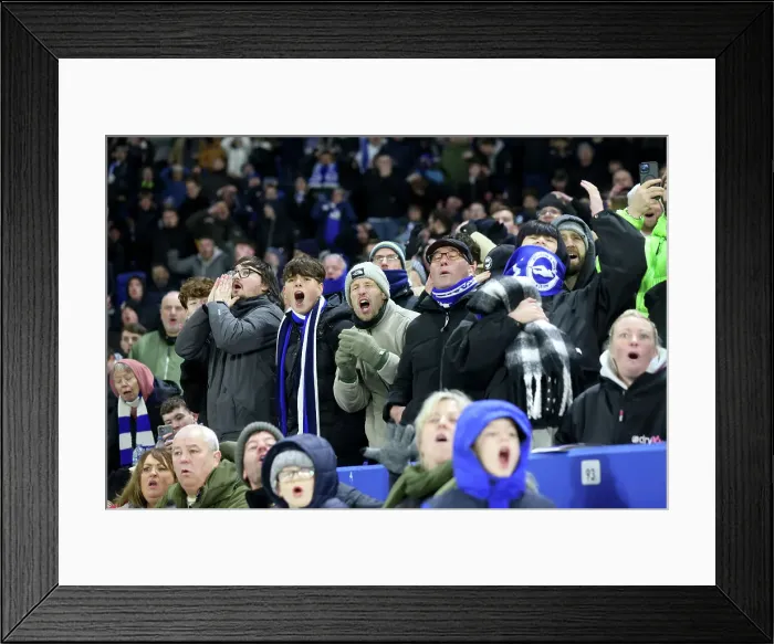 Framed Print : Brighton and Hove Albion v Brentford Premier League 27DEC24 Framed Print : Brighton and Hove Albion v Brentford Premier League 27DEC24