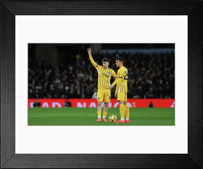Framed Print : Aston Villa v Brighton and Hove Albion Premier League 30DEC24 Framed Print : Aston Villa v Brighton and Hove Albion Premier League 30DEC24