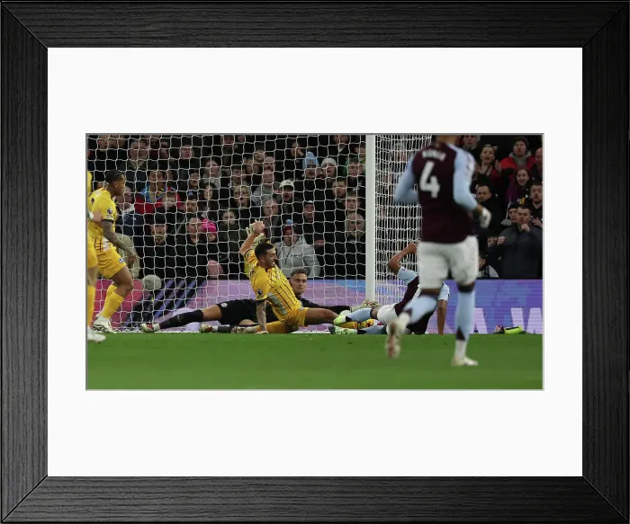 Framed Print : Aston Villa v Brighton and Hove Albion Premier League 30DEC24 Framed Print : Aston Villa v Brighton and Hove Albion Premier League 30DEC24