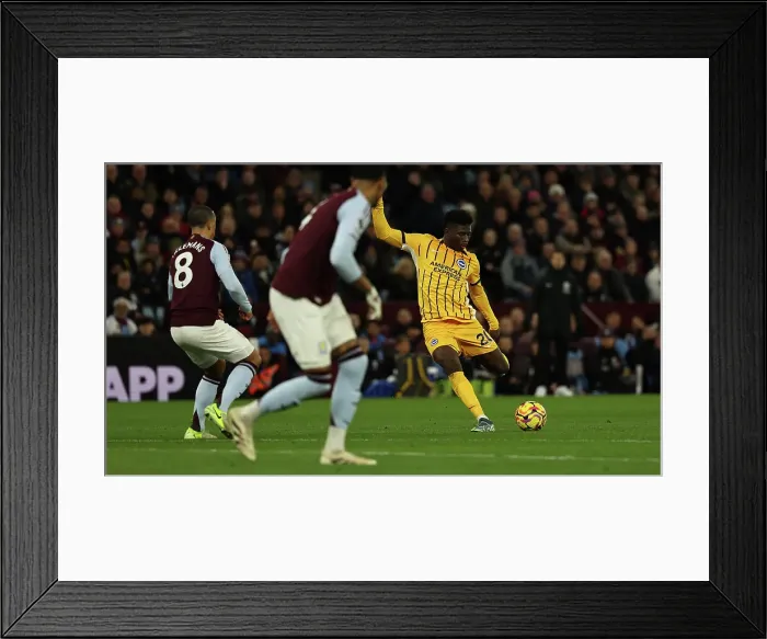 Framed Print : Aston Villa v Brighton and Hove Albion Premier League 30DEC24 Framed Print : Aston Villa v Brighton and Hove Albion Premier League 30DEC24
