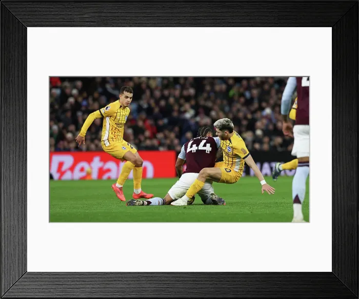 Framed Print : Aston Villa v Brighton and Hove Albion Premier League 30DEC24 Framed Print : Aston Villa v Brighton and Hove Albion Premier League 30DEC24