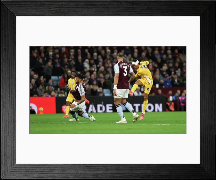 Framed Print : Aston Villa v Brighton and Hove Albion Premier League 30DEC24 Framed Print : Aston Villa v Brighton and Hove Albion Premier League 30DEC24