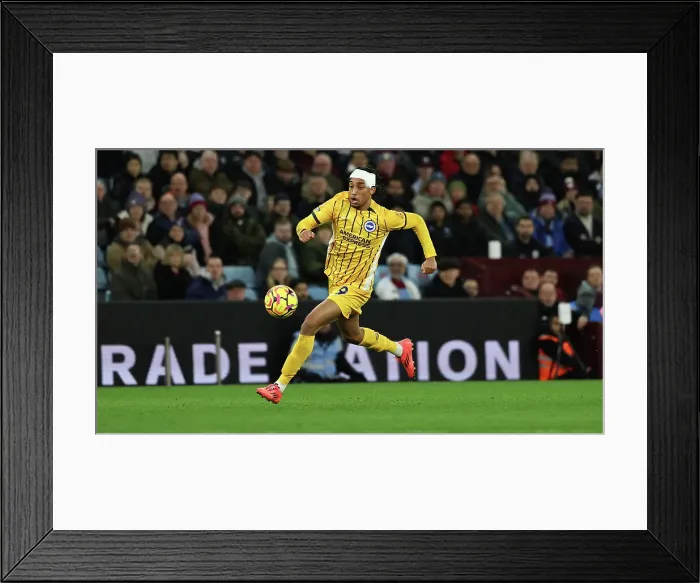 Framed Print : Aston Villa v Brighton and Hove Albion Premier League 30DEC24 Framed Print : Aston Villa v Brighton and Hove Albion Premier League 30DEC24