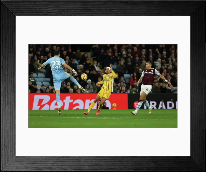 Framed Print : Aston Villa v Brighton and Hove Albion Premier League 30DEC24 Framed Print : Aston Villa v Brighton and Hove Albion Premier League 30DEC24