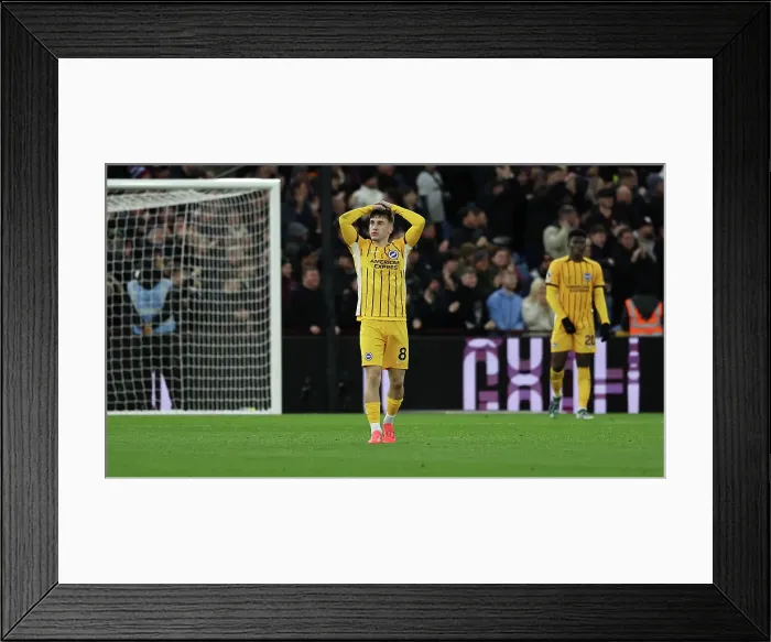 Framed Print : Aston Villa v Brighton and Hove Albion Premier League 30DEC24 Framed Print : Aston Villa v Brighton and Hove Albion Premier League 30DEC24