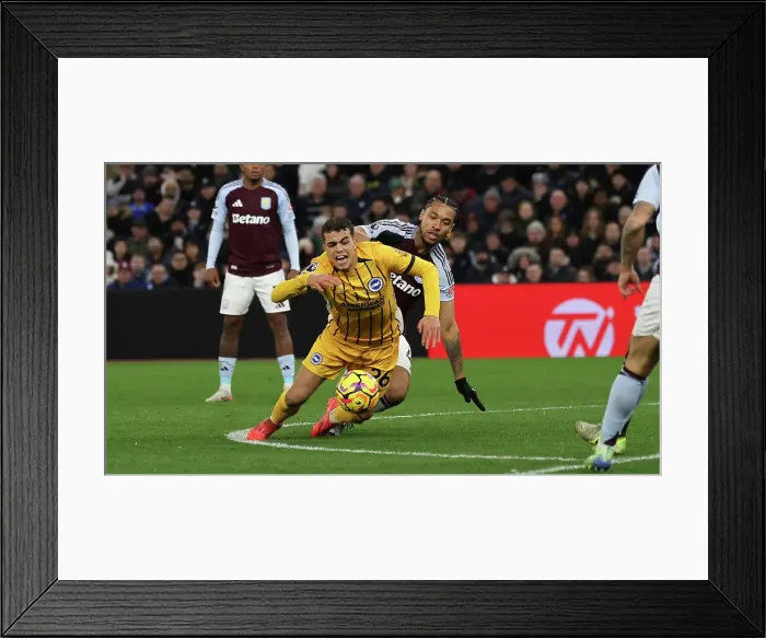 Framed Print : Aston Villa v Brighton and Hove Albion Premier League 30DEC24 Framed Print : Aston Villa v Brighton and Hove Albion Premier League 30DEC24