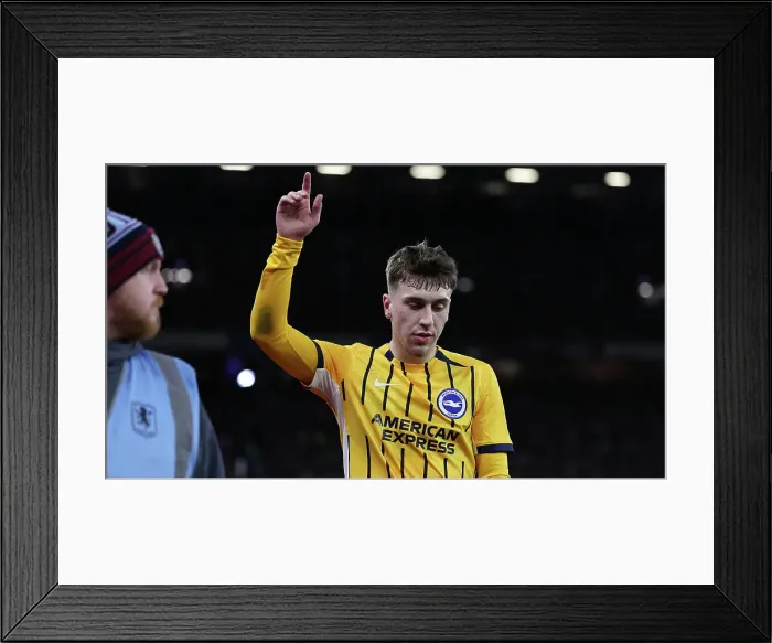 Framed Print : Aston Villa v Brighton and Hove Albion Premier League 30DEC24 Framed Print : Aston Villa v Brighton and Hove Albion Premier League 30DEC24