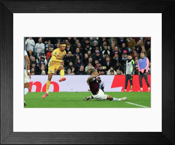 Framed Print : Aston Villa v Brighton and Hove Albion Premier League 30DEC24 Framed Print : Aston Villa v Brighton and Hove Albion Premier League 30DEC24