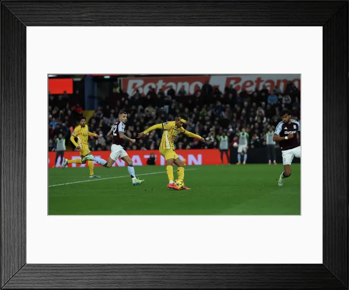 Framed Print : Aston Villa v Brighton and Hove Albion Premier League 30DEC24 Framed Print : Aston Villa v Brighton and Hove Albion Premier League 30DEC24