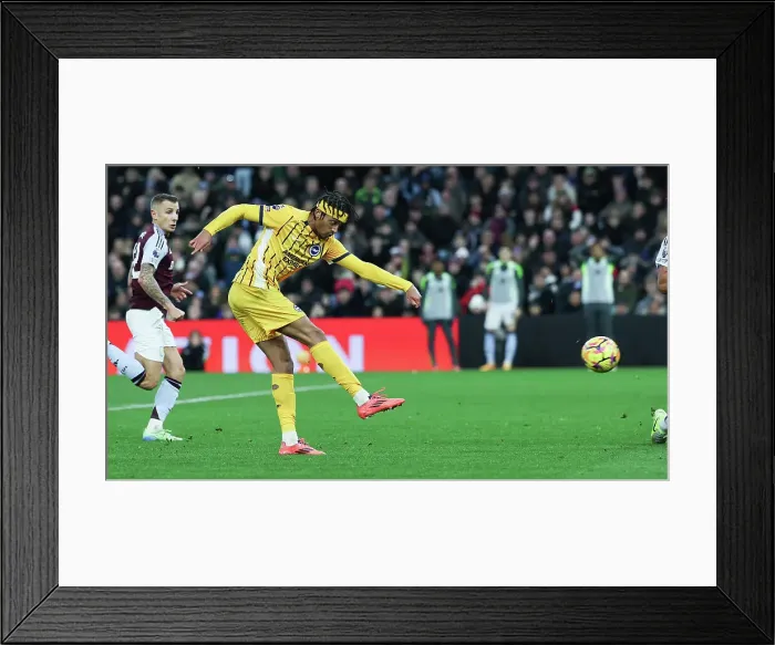 Framed Print : Aston Villa v Brighton and Hove Albion Premier League 30DEC24 Framed Print : Aston Villa v Brighton and Hove Albion Premier League 30DEC24