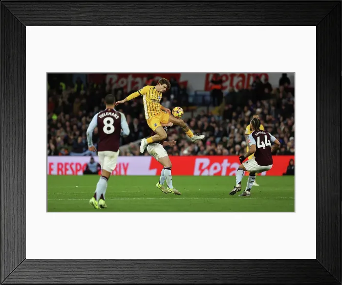 Framed Print : Aston Villa v Brighton and Hove Albion Premier League 30DEC24 Framed Print : Aston Villa v Brighton and Hove Albion Premier League 30DEC24