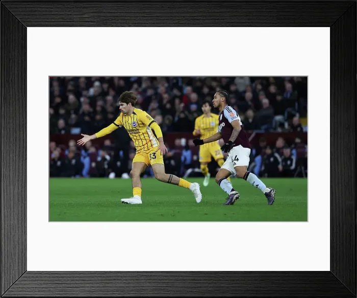 Framed Print : Aston Villa v Brighton and Hove Albion Premier League 30DEC24 Framed Print : Aston Villa v Brighton and Hove Albion Premier League 30DEC24