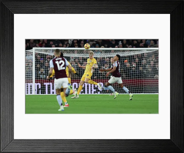 Framed Print : Aston Villa v Brighton and Hove Albion Premier League 30DEC24 Framed Print : Aston Villa v Brighton and Hove Albion Premier League 30DEC24