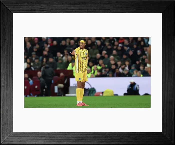 Framed Print : Aston Villa v Brighton and Hove Albion Premier League 30DEC24 Framed Print : Aston Villa v Brighton and Hove Albion Premier League 30DEC24