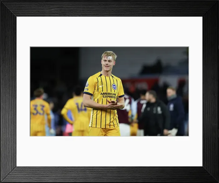 Framed Print : Aston Villa v Brighton and Hove Albion Premier League 30DEC24 Framed Print : Aston Villa v Brighton and Hove Albion Premier League 30DEC24