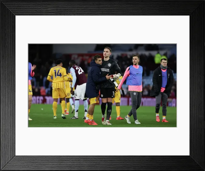 Framed Print : Aston Villa v Brighton and Hove Albion Premier League 30DEC24 Framed Print : Aston Villa v Brighton and Hove Albion Premier League 30DEC24
