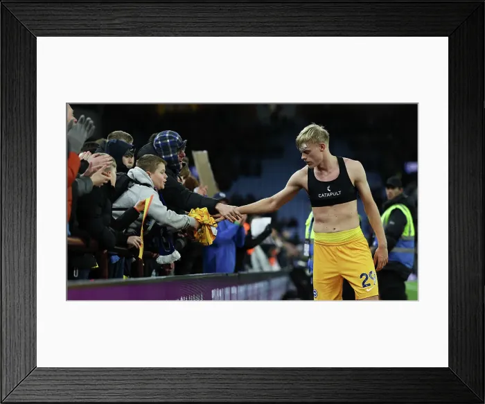 Framed Print : Aston Villa v Brighton and Hove Albion Premier League 30DEC24 Framed Print : Aston Villa v Brighton and Hove Albion Premier League 30DEC24