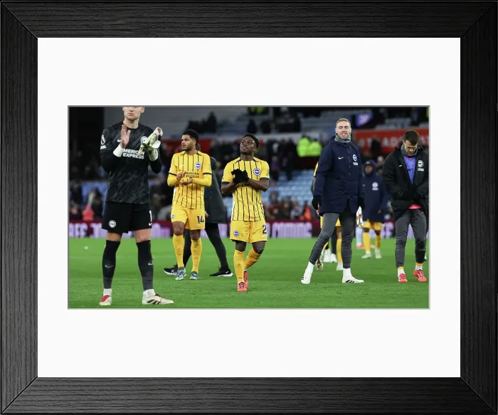 Framed Print : Aston Villa v Brighton and Hove Albion Premier League 30DEC24 Framed Print : Aston Villa v Brighton and Hove Albion Premier League 30DEC24