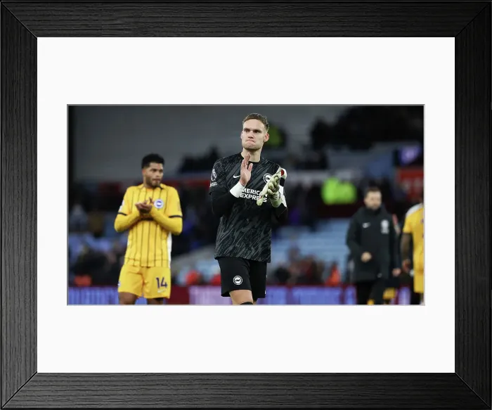 Framed Print : Aston Villa v Brighton and Hove Albion Premier League 30DEC24 Framed Print : Aston Villa v Brighton and Hove Albion Premier League 30DEC24