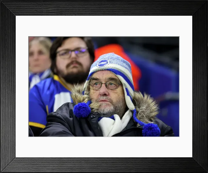 Framed Print : Brighton and Hove Albion v Arsenal Premier League 04JAN25 Framed Print : Brighton and Hove Albion v Arsenal Premier League 04JAN25