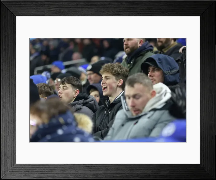 Framed Print : Brighton and Hove Albion v Arsenal Premier League 04JAN25 Framed Print : Brighton and Hove Albion v Arsenal Premier League 04JAN25
