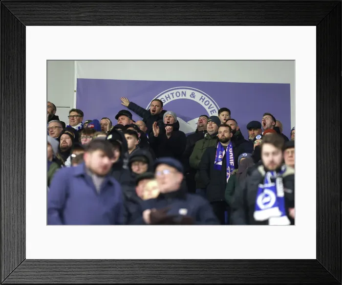 Framed Print : Brighton and Hove Albion v Arsenal Premier League 04JAN25 Framed Print : Brighton and Hove Albion v Arsenal Premier League 04JAN25