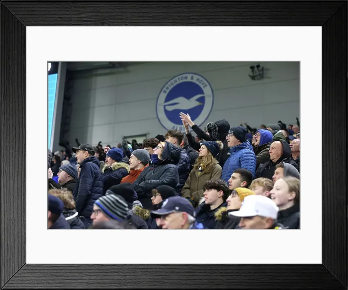 Framed Print : Brighton and Hove Albion v Arsenal Premier League 04JAN25 Framed Print : Brighton and Hove Albion v Arsenal Premier League 04JAN25