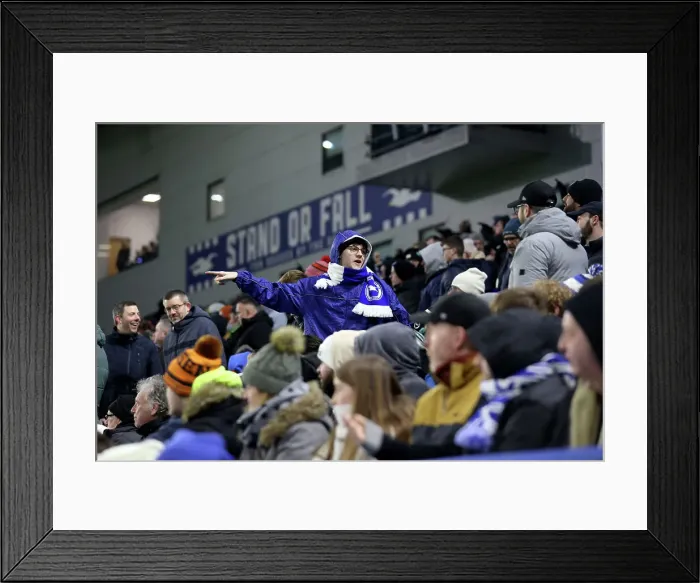 Framed Print : Brighton and Hove Albion v Arsenal Premier League 04JAN25 Framed Print : Brighton and Hove Albion v Arsenal Premier League 04JAN25