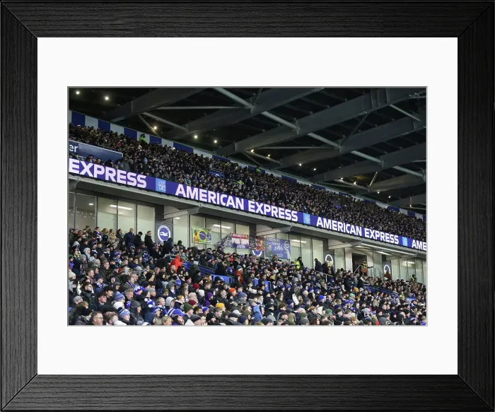 Framed Print : Brighton and Hove Albion v Arsenal Premier League 04JAN25 Framed Print : Brighton and Hove Albion v Arsenal Premier League 04JAN25