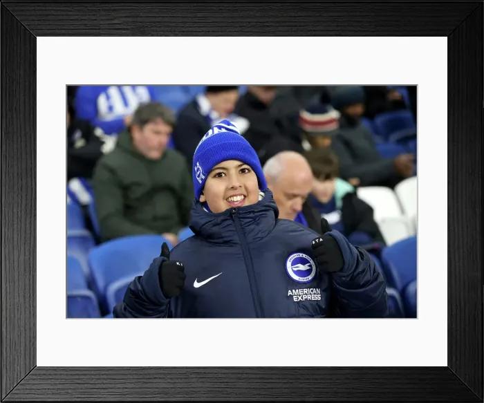 Framed Print : Brighton and Hove Albion v Arsenal Premier League 04JAN25 Framed Print : Brighton and Hove Albion v Arsenal Premier League 04JAN25