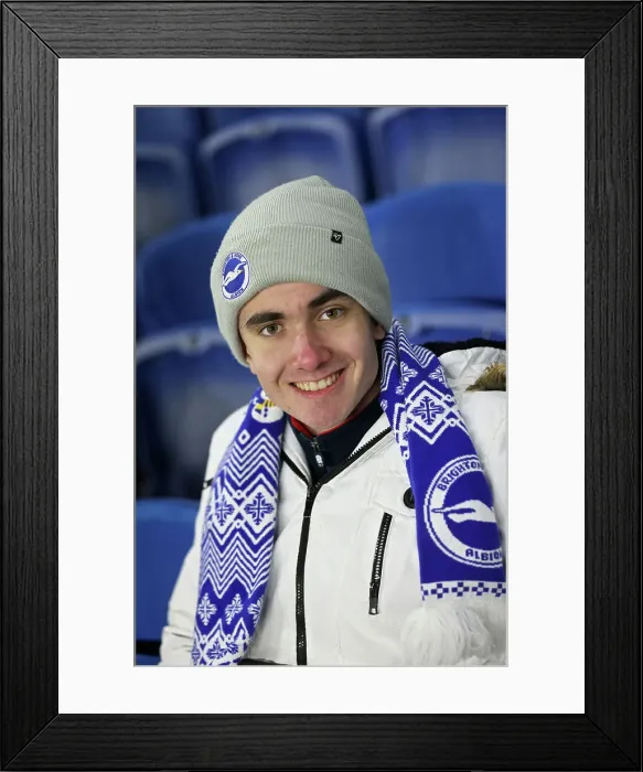 Framed Print : Brighton and Hove Albion v Arsenal Premier League 04JAN25 Framed Print : Brighton and Hove Albion v Arsenal Premier League 04JAN25