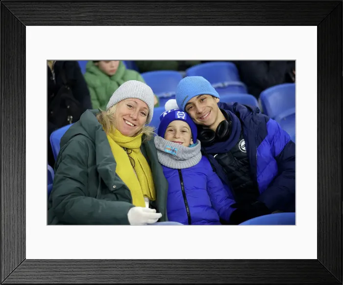 Framed Print : Brighton and Hove Albion v Arsenal Premier League 04JAN25 Framed Print : Brighton and Hove Albion v Arsenal Premier League 04JAN25