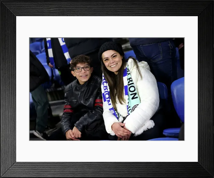 Framed Print : Brighton and Hove Albion v Arsenal Premier League 04JAN25 Framed Print : Brighton and Hove Albion v Arsenal Premier League 04JAN25