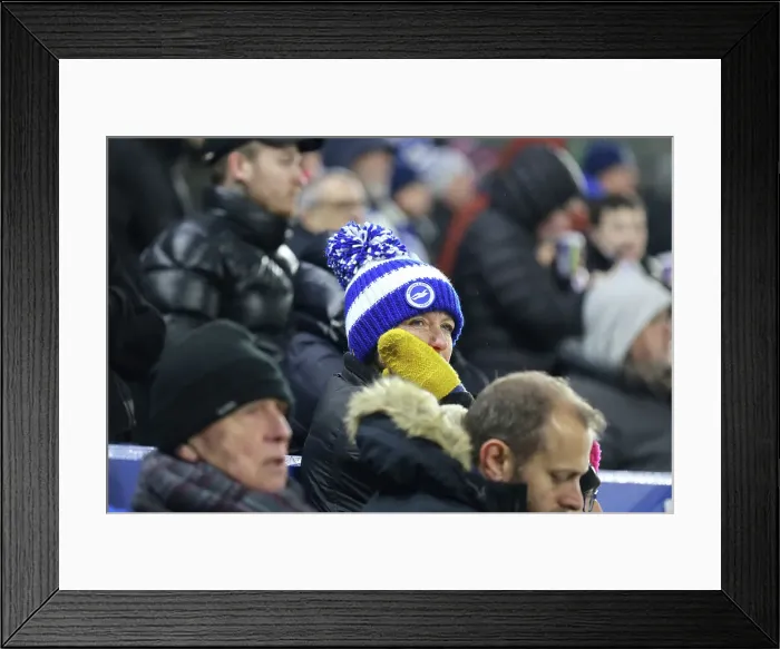 Framed Print : Brighton and Hove Albion v Arsenal Premier League 04JAN25 Framed Print : Brighton and Hove Albion v Arsenal Premier League 04JAN25