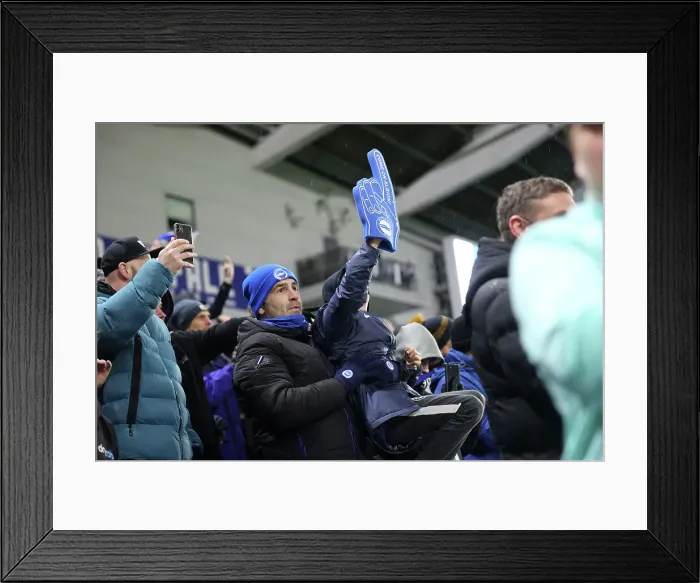 Framed Print : Brighton and Hove Albion v Arsenal Premier League 04JAN25 Framed Print : Brighton and Hove Albion v Arsenal Premier League 04JAN25