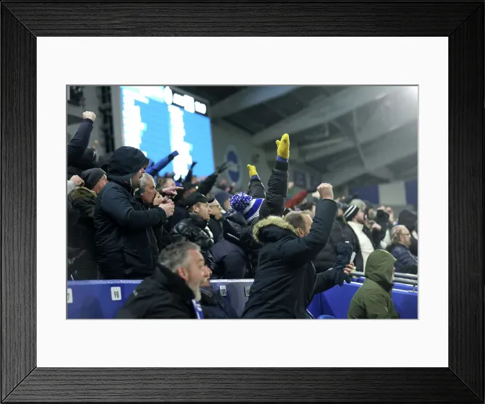 Framed Print : Brighton and Hove Albion v Arsenal Premier League 04JAN25 Framed Print : Brighton and Hove Albion v Arsenal Premier League 04JAN25