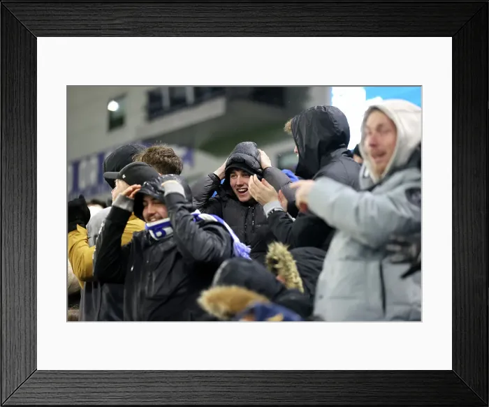 Framed Print : Brighton and Hove Albion v Arsenal Premier League 04JAN25 Framed Print : Brighton and Hove Albion v Arsenal Premier League 04JAN25