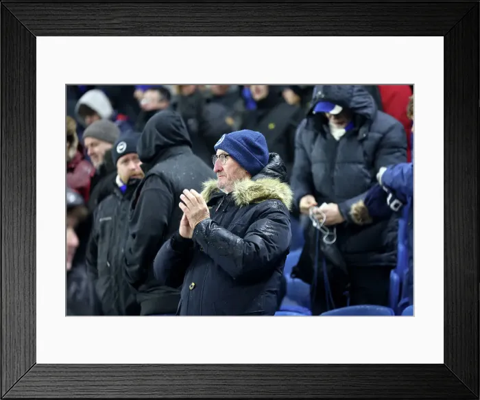 Framed Print : Brighton and Hove Albion v Arsenal Premier League 04JAN25 Framed Print : Brighton and Hove Albion v Arsenal Premier League 04JAN25