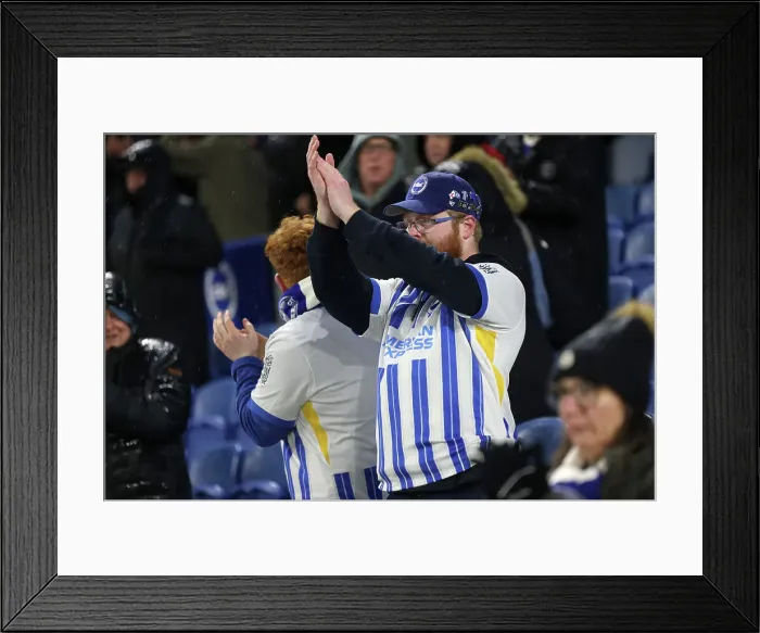 Framed Print : Brighton and Hove Albion v Arsenal Premier League 04JAN25 Framed Print : Brighton and Hove Albion v Arsenal Premier League 04JAN25