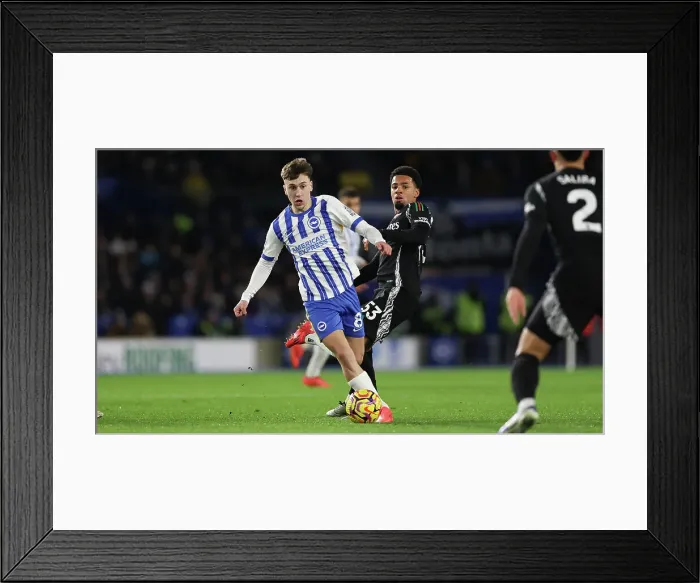 Framed Print : Brighton and Hove Albion v Arsenal Premier League 04JAN25 Framed Print : Brighton and Hove Albion v Arsenal Premier League 04JAN25