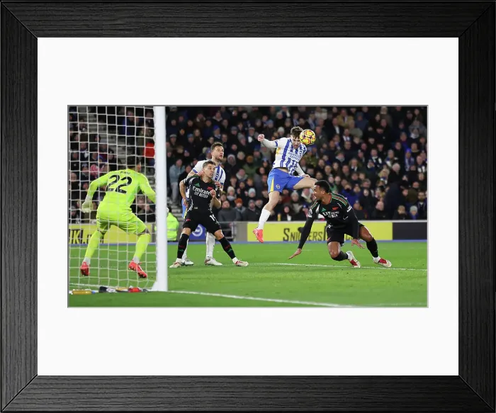 Framed Print : Brighton and Hove Albion v Arsenal Premier League 04JAN25 Framed Print : Brighton and Hove Albion v Arsenal Premier League 04JAN25