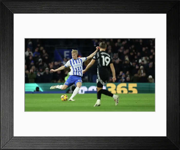 Framed Print : Brighton and Hove Albion v Arsenal Premier League 04JAN25 Framed Print : Brighton and Hove Albion v Arsenal Premier League 04JAN25