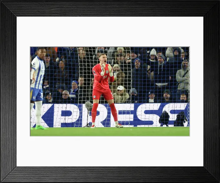 Framed Print : Brighton and Hove Albion v Arsenal Premier League 04JAN25 Framed Print : Brighton and Hove Albion v Arsenal Premier League 04JAN25